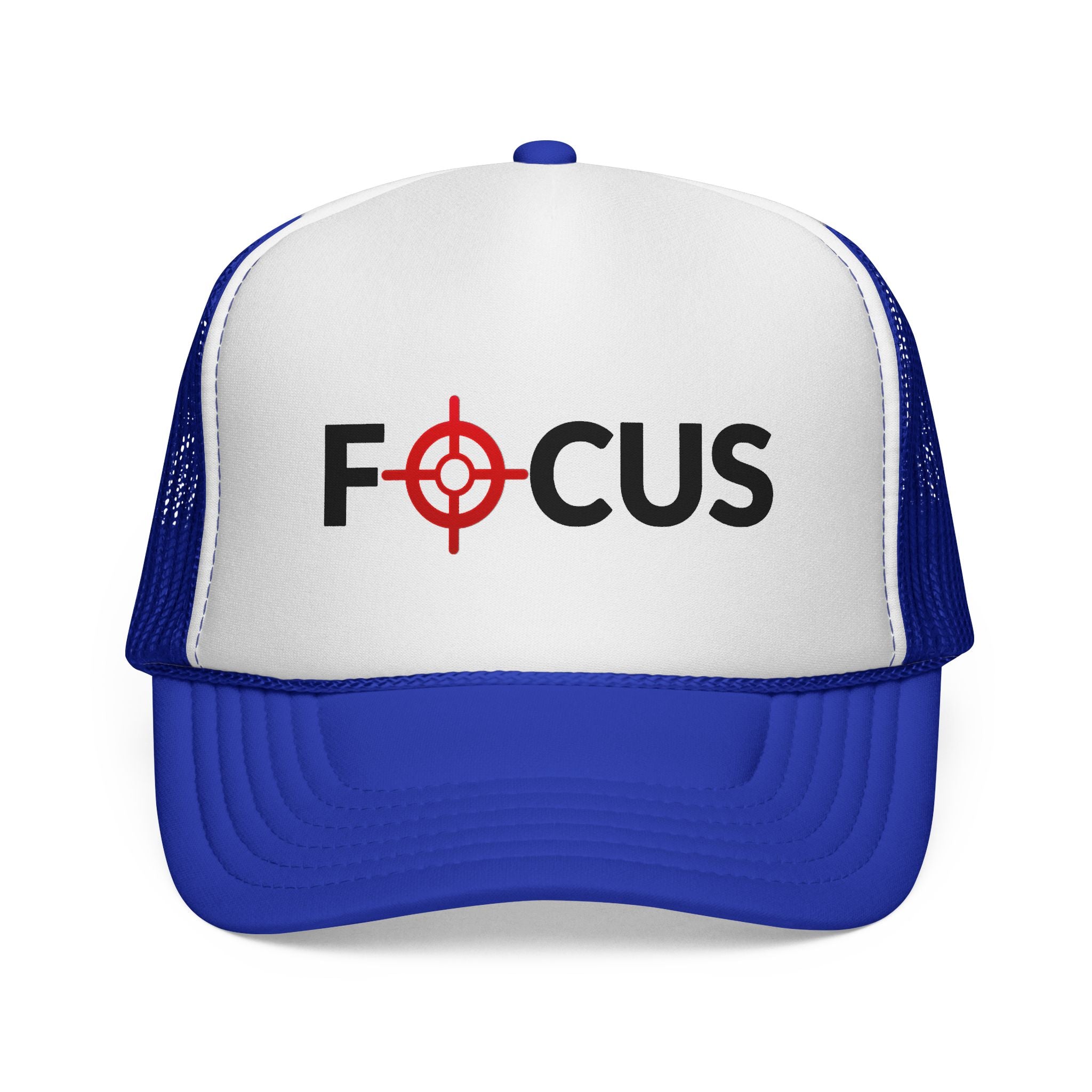 FOCUS Target Trucker Hat — Embroidered Aim & Motivation Cap
