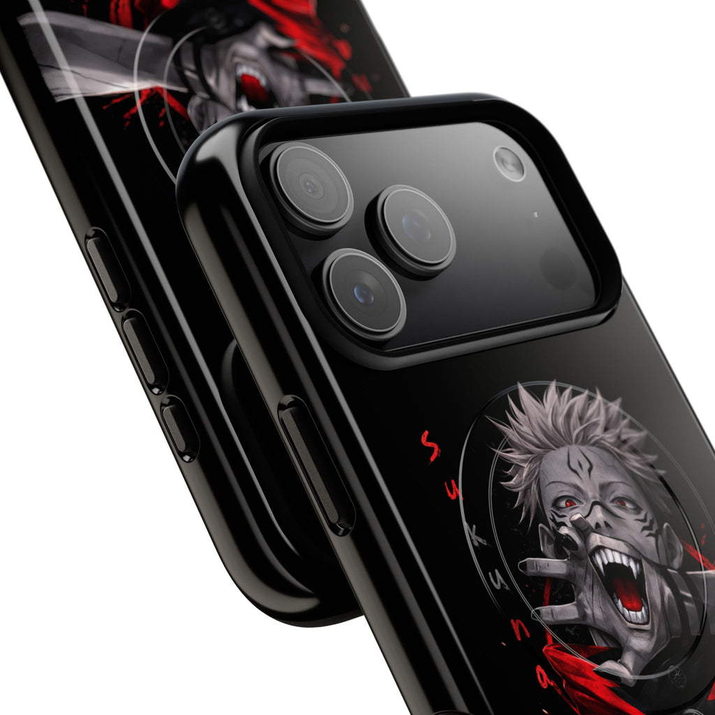 Sukuna "King of Curses" Tough Magnetic Case for iPhone 17 Series | MagSafe Armor for 17, 17 Air, 17 Pro & 17 Pro Max