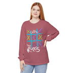 Game Over Graphic Sweatshirt for Women – Trendy Streetwear Casual Long Sleeve Shirt