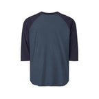 Unisex Raglan 3/4 Sleeve Baseball Tee - Minimalist Geometric Graphic T-Shirt for Men & Women