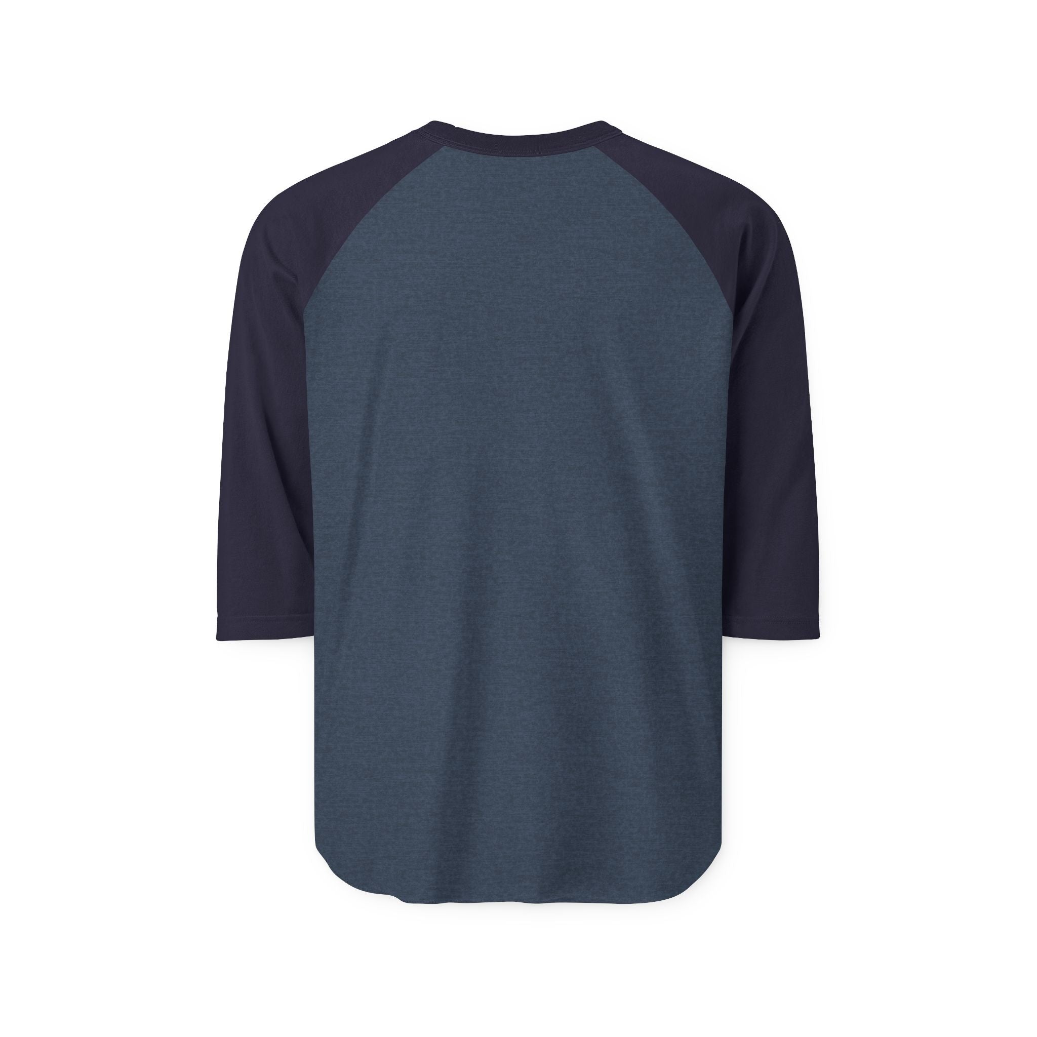 Unisex Raglan 3/4 Sleeve Baseball Tee - Minimalist Geometric Graphic T-Shirt for Men & Women