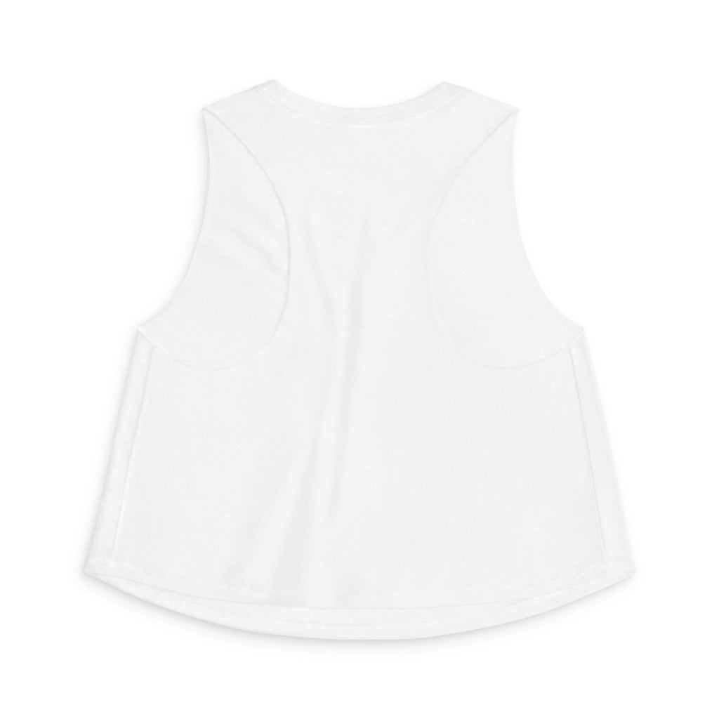 Go Girl Go Motivation Women's Crop Top - Inspirational Graphic Sleeveless Flowy Tank