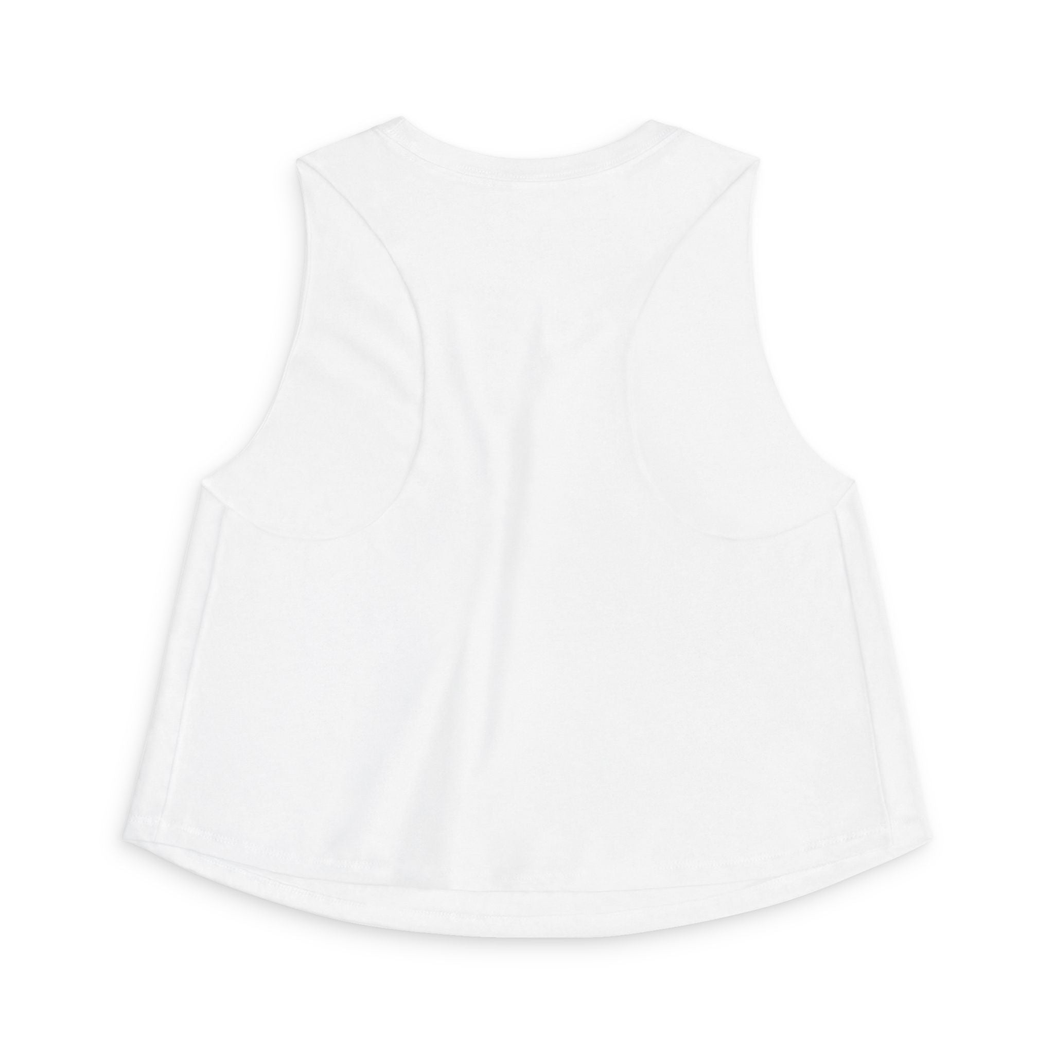 Go Girl Go Motivation Women's Crop Top - Inspirational Graphic Sleeveless Flowy Tank