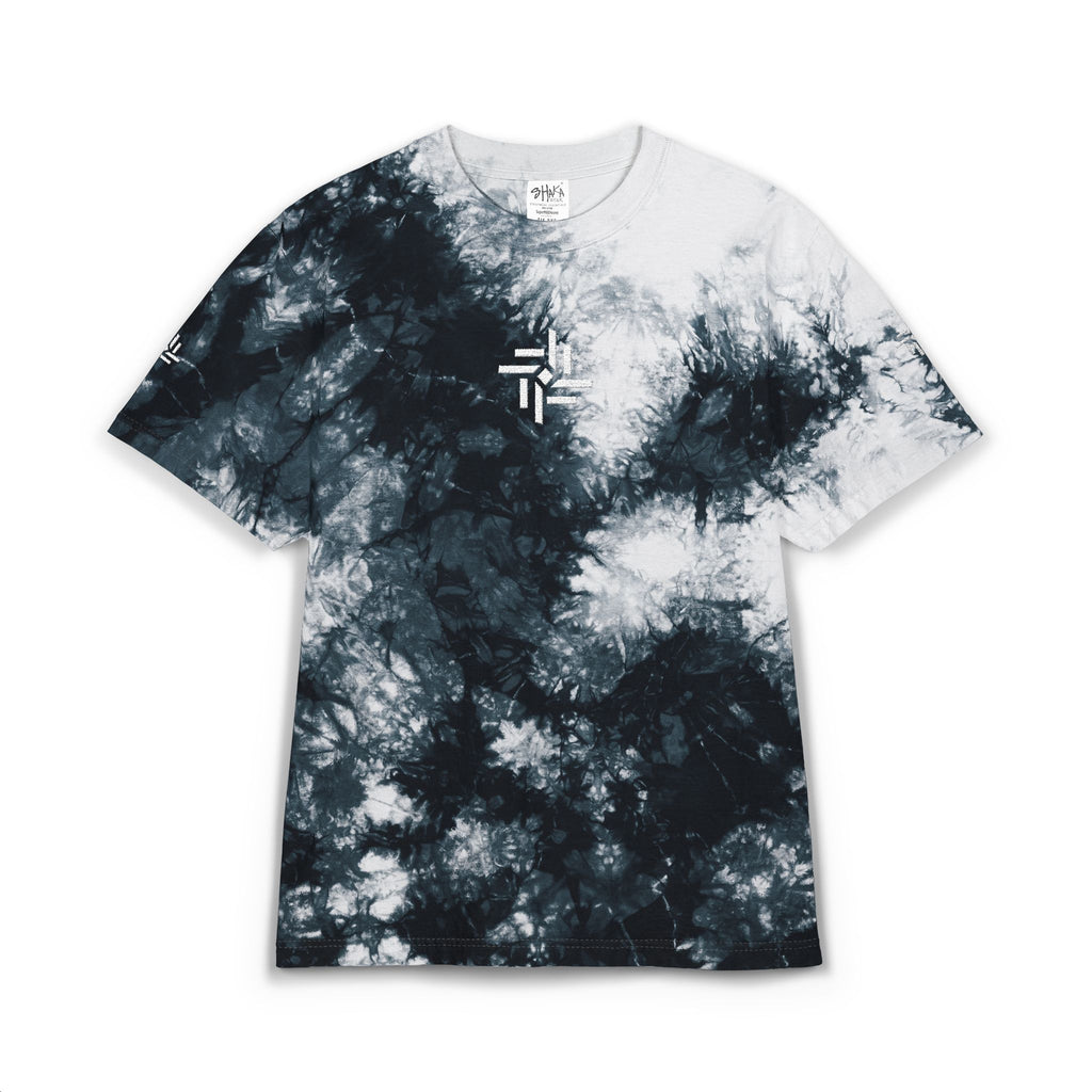 Trevizia Signature Oversized Unisex Tie Dye Tee - Embroidered Urban Streetwear Graphic T-Shirt