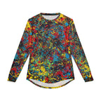 Abstract Paint Splatter Unisex Full Print Long Sleeve T Shirt