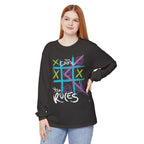 Game Over Graphic Sweatshirt for Women – Trendy Streetwear Casual Long Sleeve Shirt