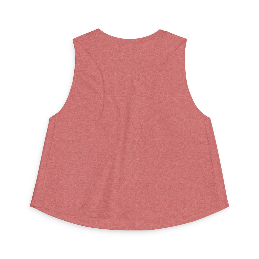 Go Girl Go Motivation Women's Crop Top - Inspirational Graphic Sleeveless Flowy Tank