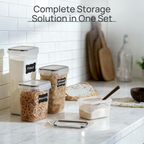 24pc Airtight Food Storage Containers - BPA Free Pantry Organizer Set