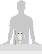 Stanley 40 oz H2.0 Quencher Tumbler - Handle & Straw, Rose Quartz