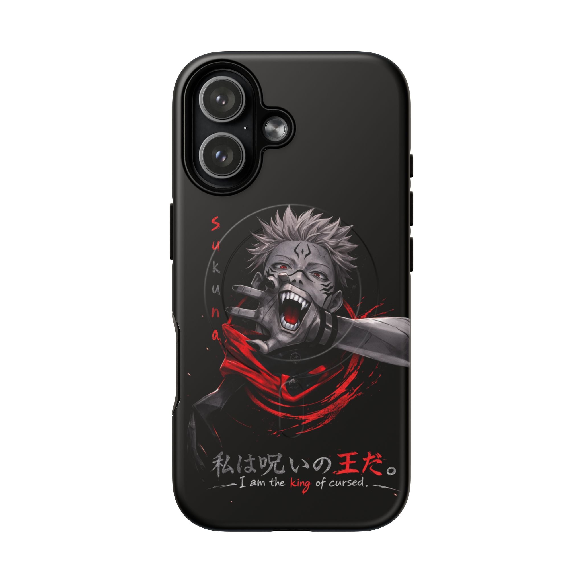 Sukuna "King of Curses" Tough Magnetic Case for iPhone 17 Series | MagSafe Armor for 17, 17 Air, 17 Pro & 17 Pro Max