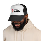 FOCUS Target Trucker Hat — Embroidered Aim & Motivation Cap
