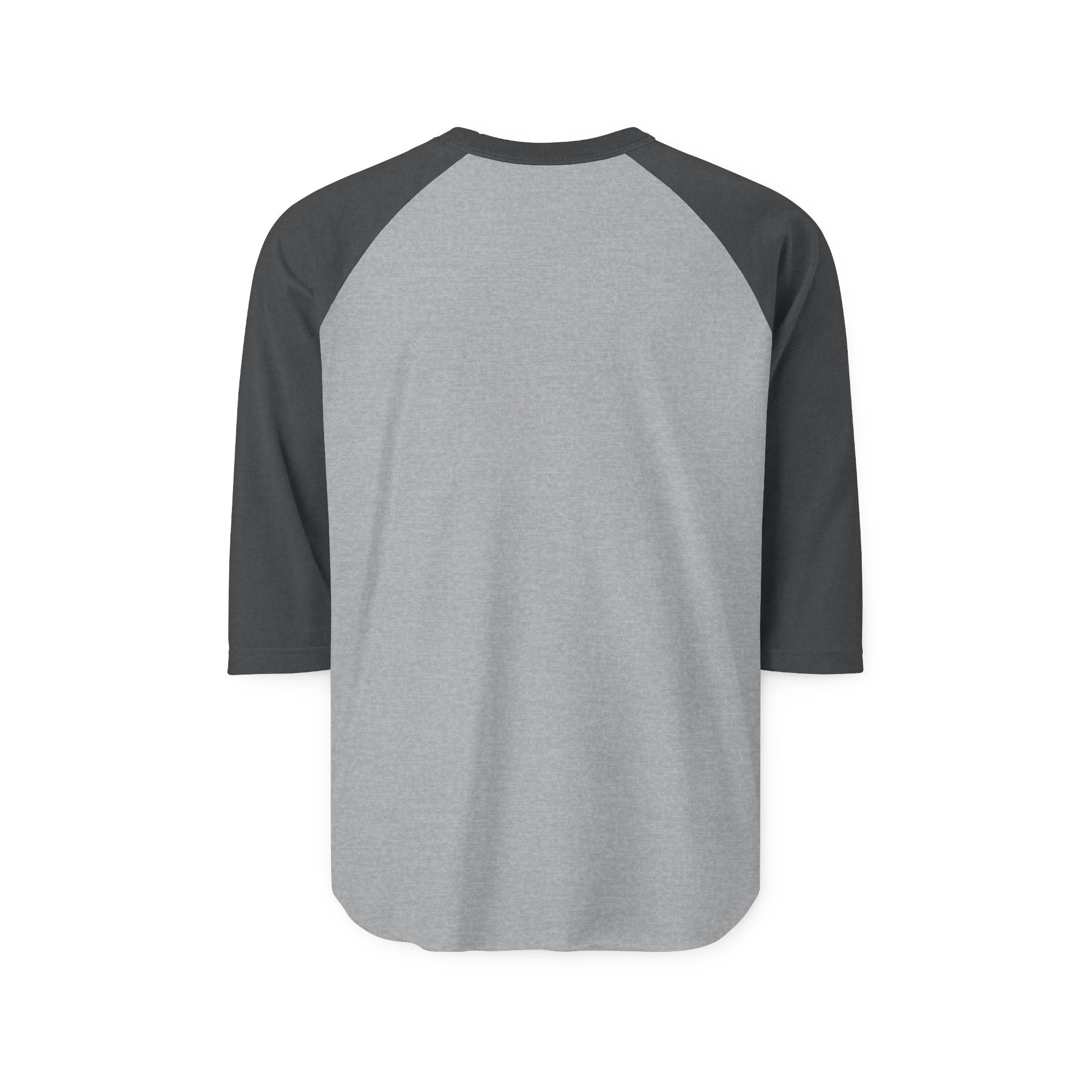 Unisex Raglan 3/4 Sleeve Baseball Tee - Minimalist Geometric Graphic T-Shirt for Men & Women