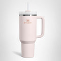 Stanley 40 oz H2.0 Quencher Tumbler - Handle & Straw, Rose Quartz
