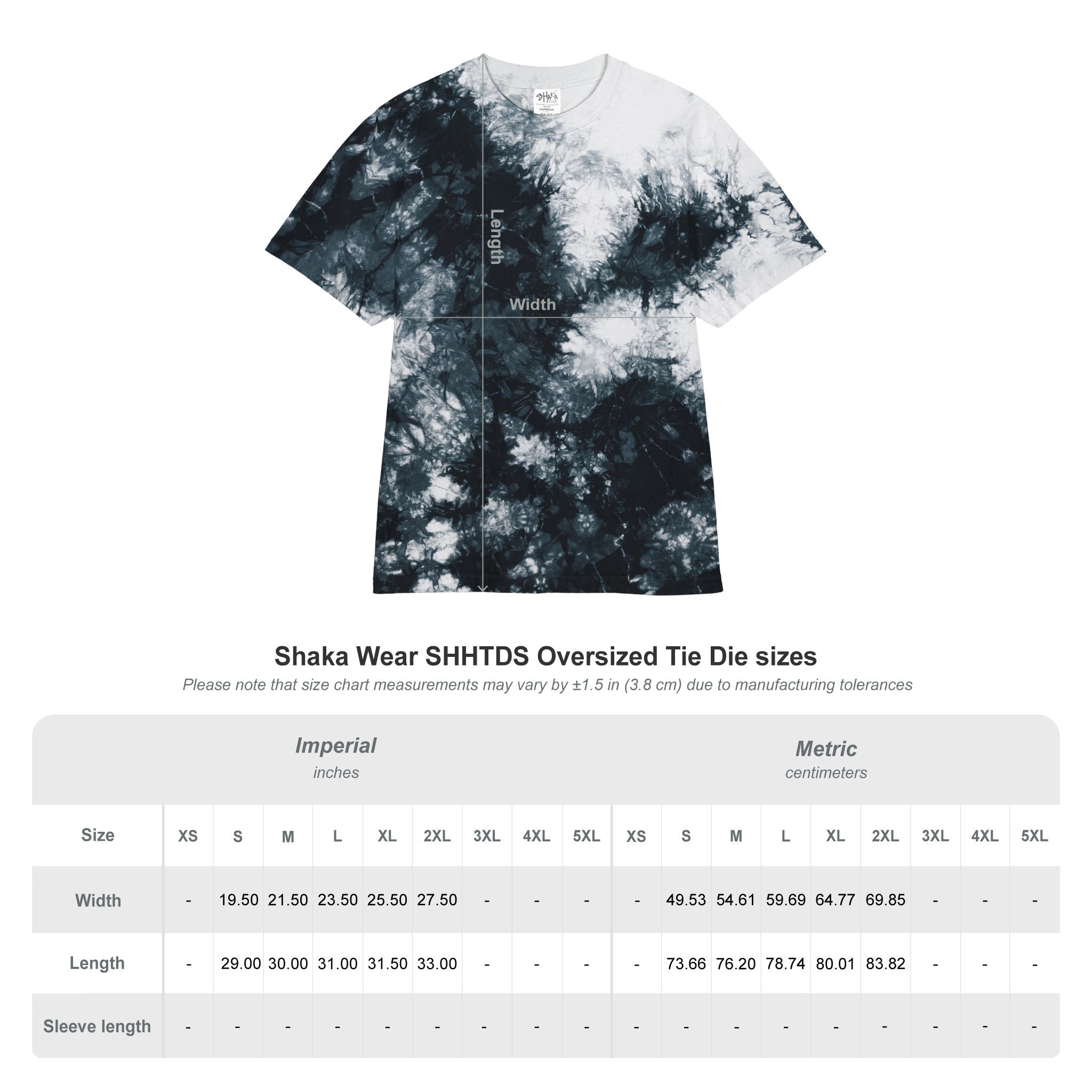 Trevizia Signature Oversized Unisex Tie Dye Tee - Embroidered Urban Streetwear Graphic T-Shirt