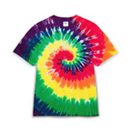 Trevizia Signature Oversized Unisex Tie Dye Tee - Embroidered Urban Streetwear Graphic T-Shirt