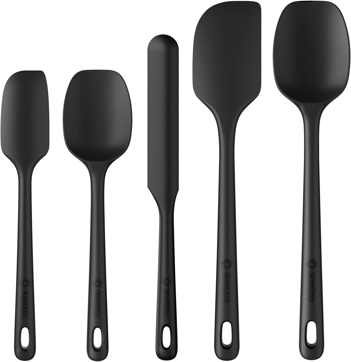 Premium 5 Piece Non-Stick Spatula Set - Professional Food Grade Kitchen Utensils