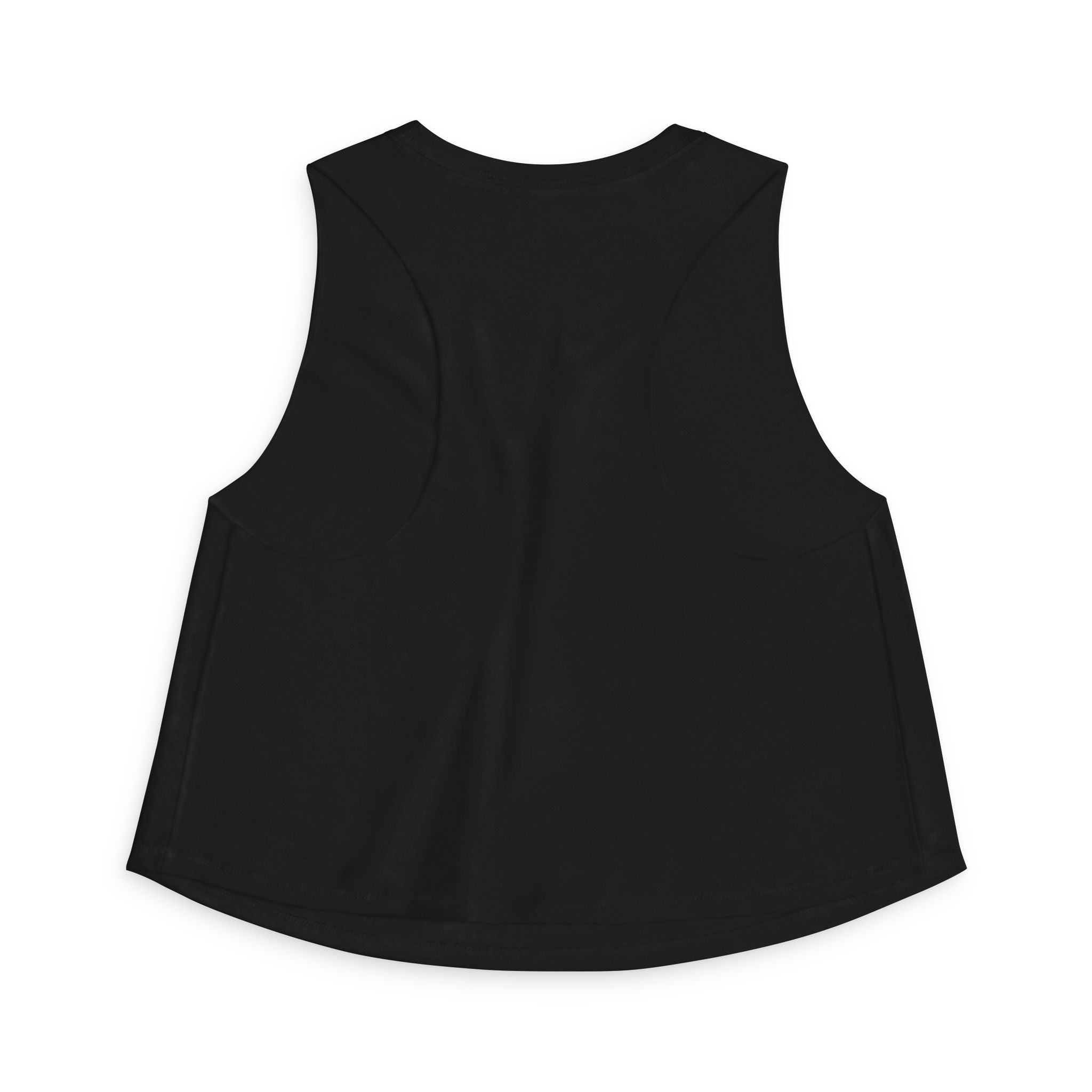 Don't Be Jealous Graphic Crop Top - Women's Sleeveless Muscle Style Tee