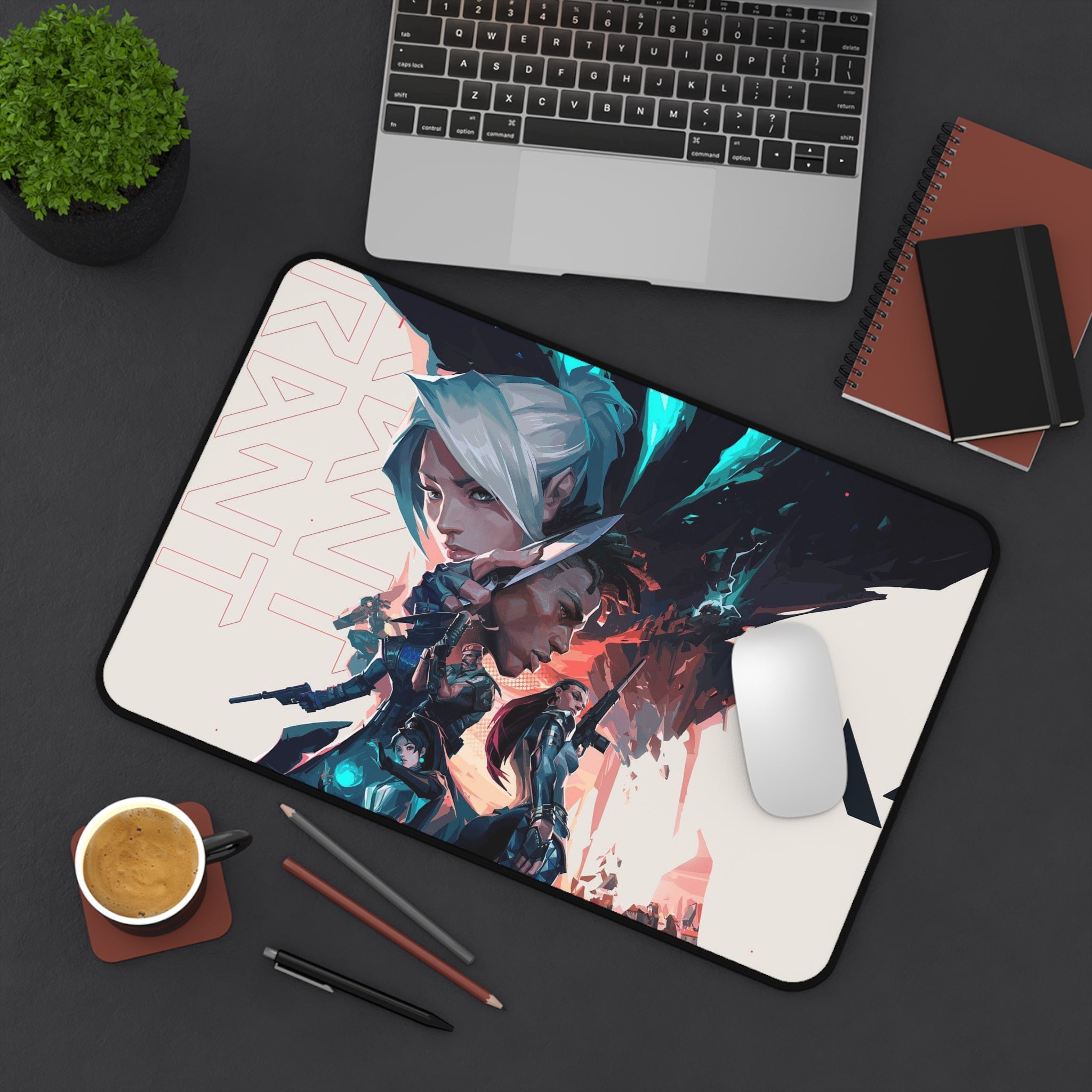 VALORANT Agents Elite Desk Mat - Jett & Phoenix 8K Ultra-HD Extended Gaming Mouse Pad