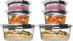 Food Storage Set - BPA Free Stackable Airtight Kitchen Containers