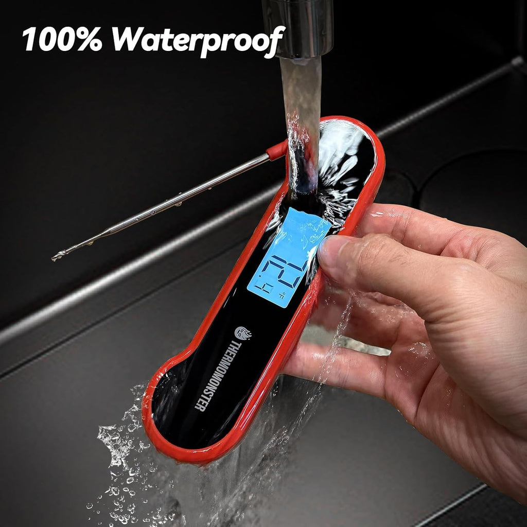 Instant Read Digital Meat Thermometer - 0.5s Precision Food Thermometer