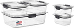Food Storage Set - BPA Free Stackable Airtight Kitchen Containers