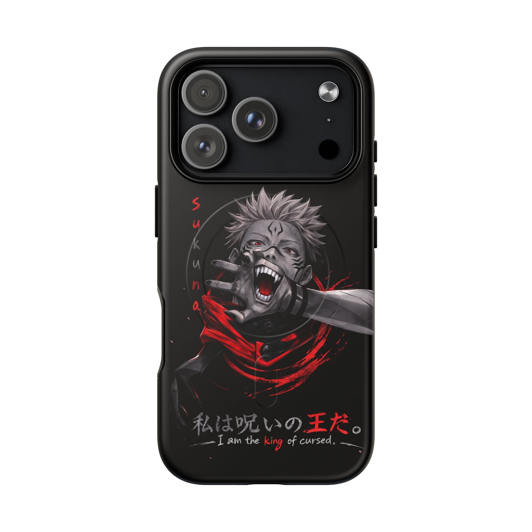 Sukuna "King of Curses" Tough Magnetic Case for iPhone 17 Series | MagSafe Armor for 17, 17 Air, 17 Pro & 17 Pro Max