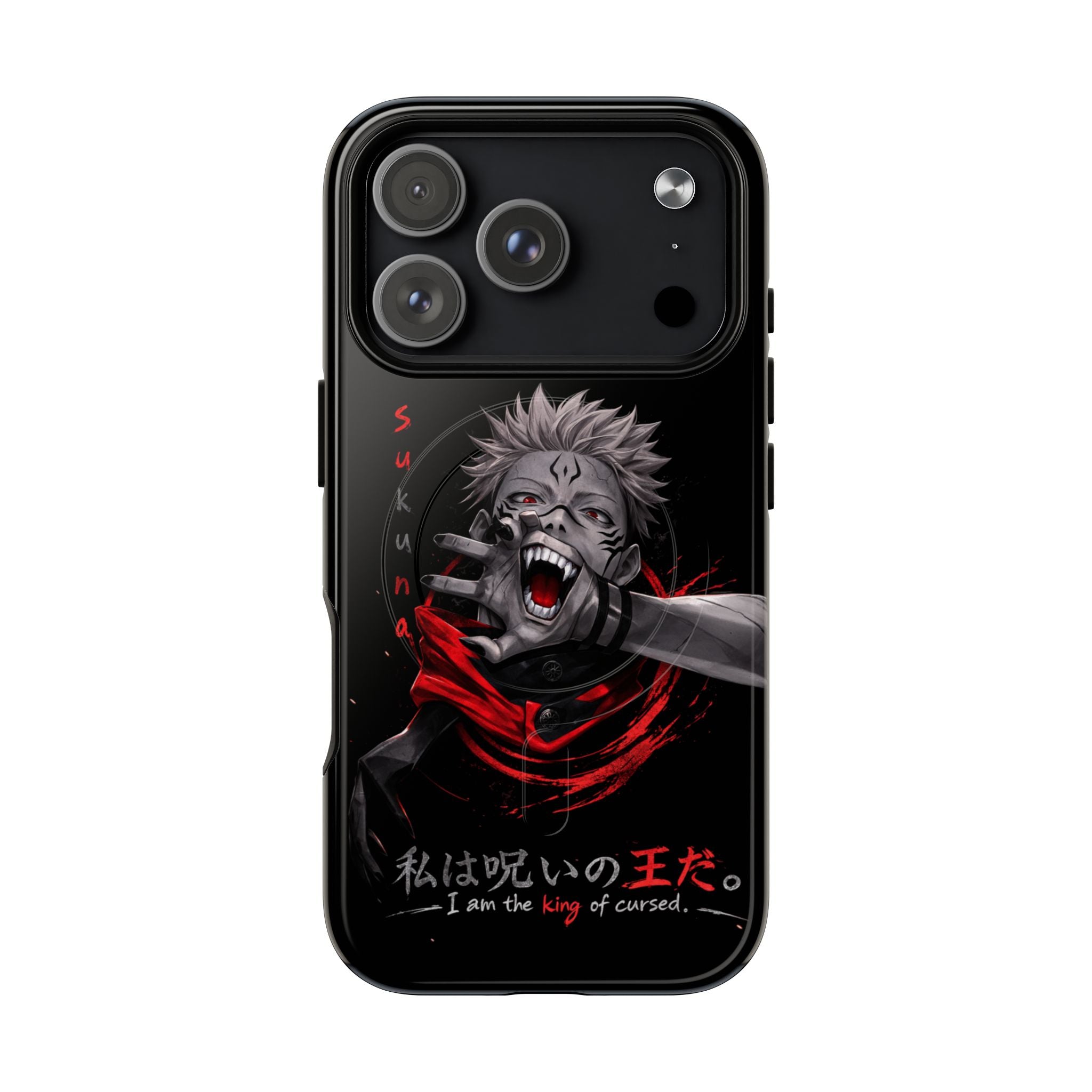 Sukuna "King of Curses" Tough Magnetic Case for iPhone 17 Series | MagSafe Armor for 17, 17 Air, 17 Pro & 17 Pro Max