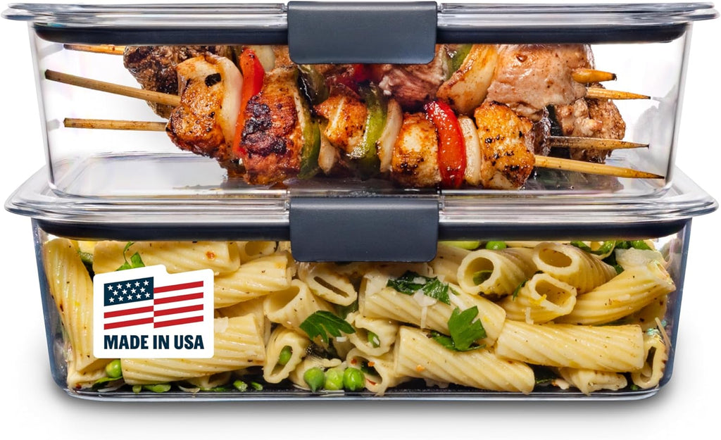 Food Storage Set - BPA Free Stackable Airtight Kitchen Containers
