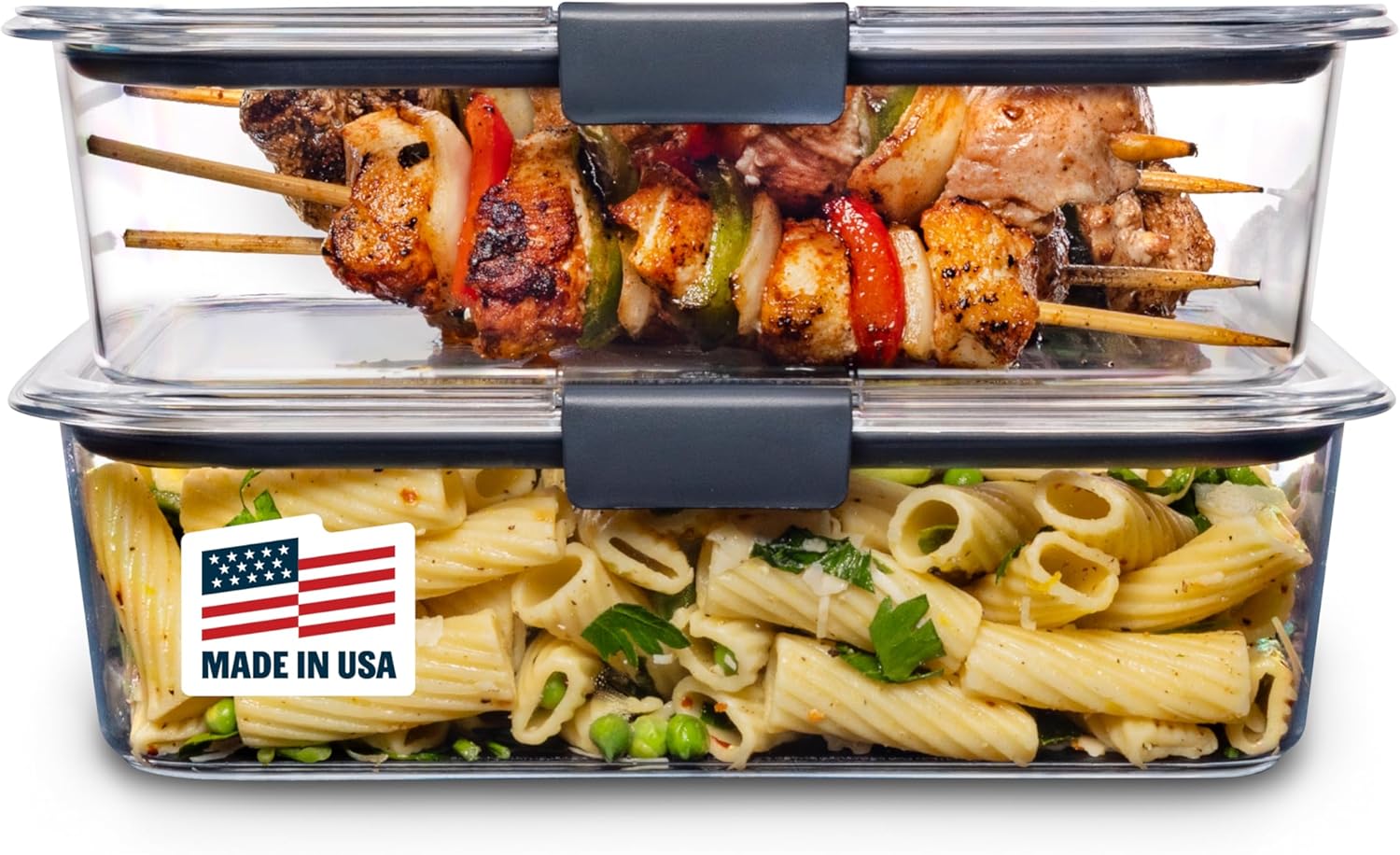 Food Storage Set - BPA Free Stackable Airtight Kitchen Containers