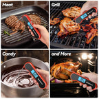 Instant Read Digital Meat Thermometer - 0.5s Precision Food Thermometer