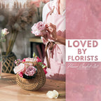 Small Wicker Flower Girl Baskets (Set of 2) - Mini Rattan Baskets with Handles & Liner