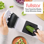 The Original 4-in-1 Pro Vegetable Chopper - Spiralizer & Food Slicer with Container