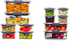 Food Storage Set - BPA Free Stackable Airtight Kitchen Containers