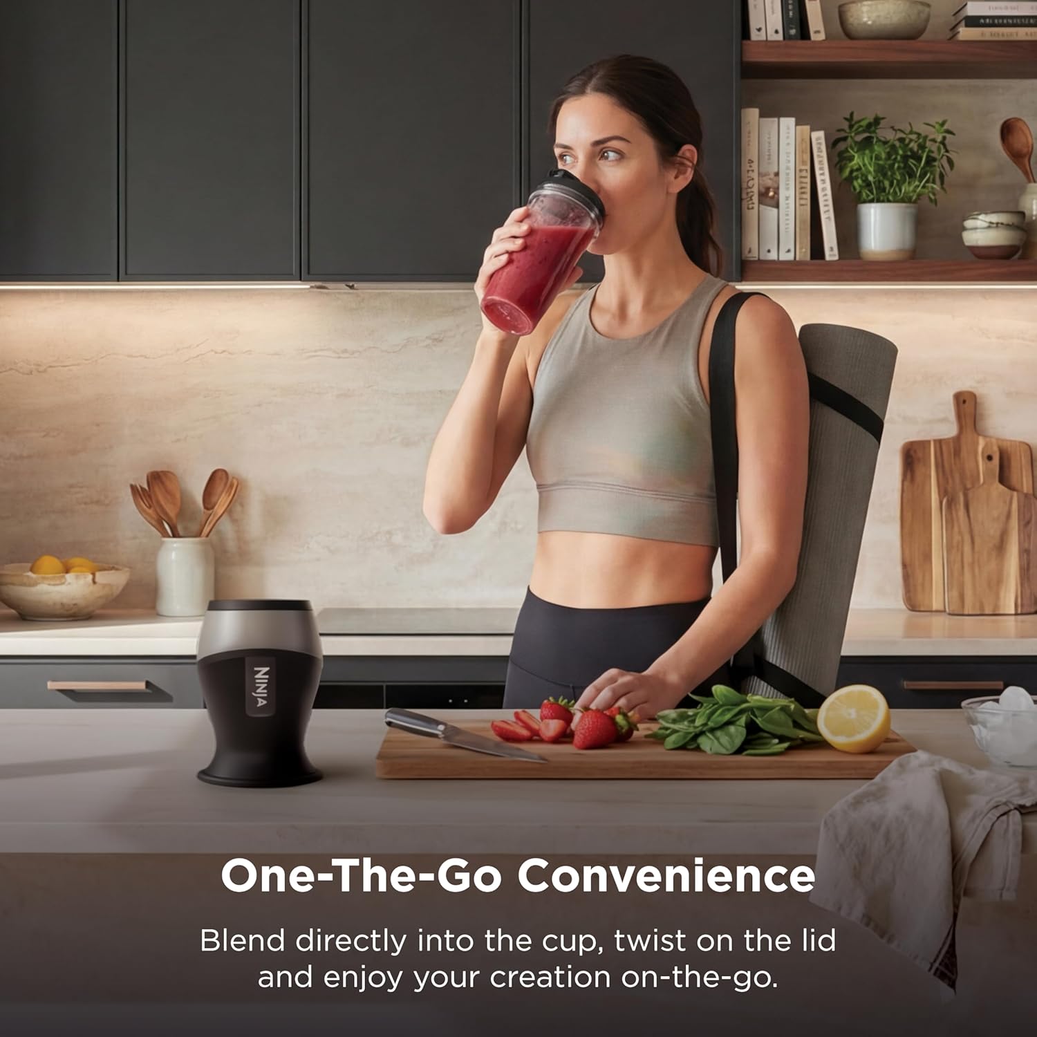 Ninja Fit 700W Personal Blender with Two 16oz To-Go Cups