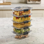 Food Storage Set - BPA Free Stackable Airtight Kitchen Containers