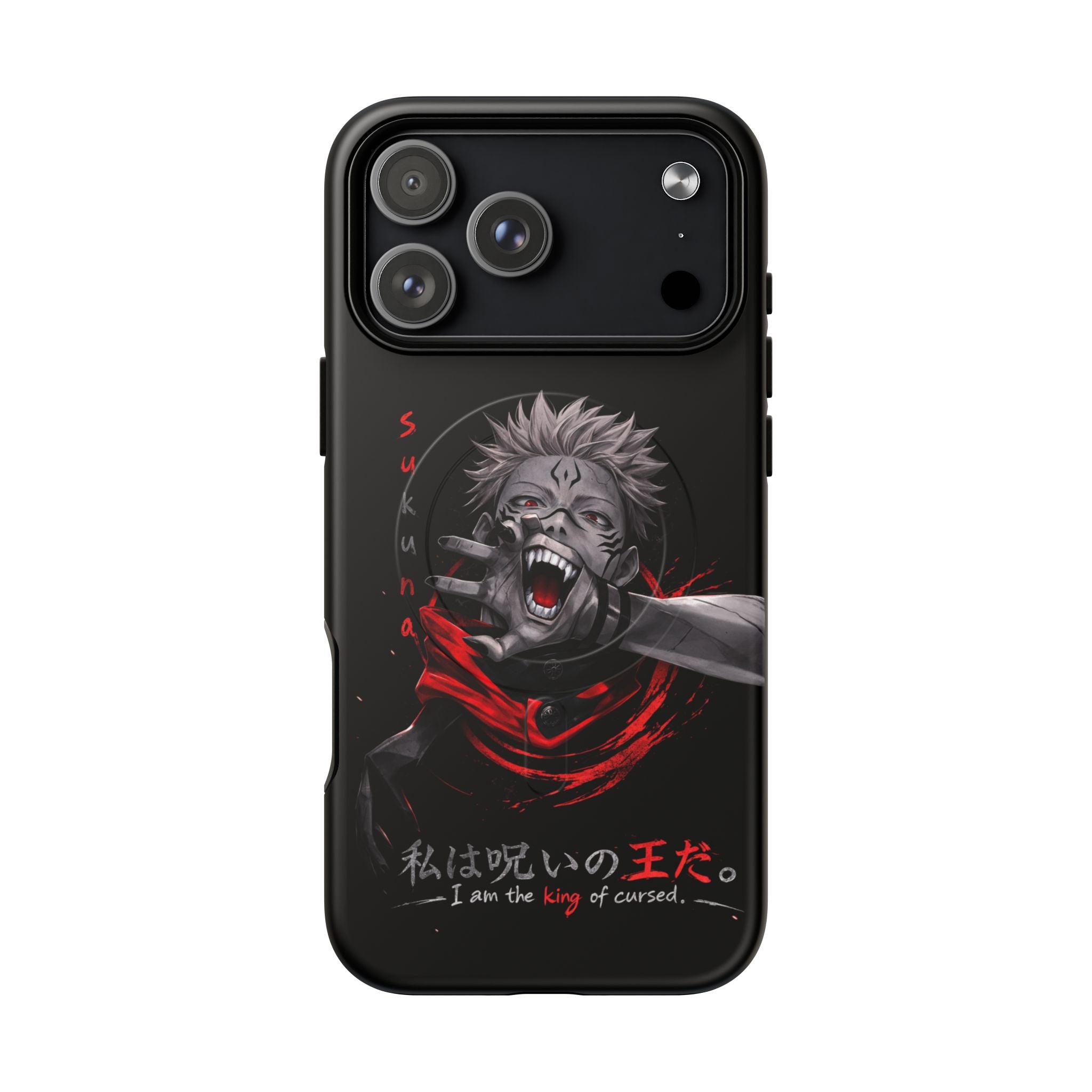 Sukuna "King of Curses" Tough Magnetic Case for iPhone 17 Series | MagSafe Armor for 17, 17 Air, 17 Pro & 17 Pro Max