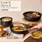 Nonstick Induction Cookware Set - 11-Piece Detachable Set
