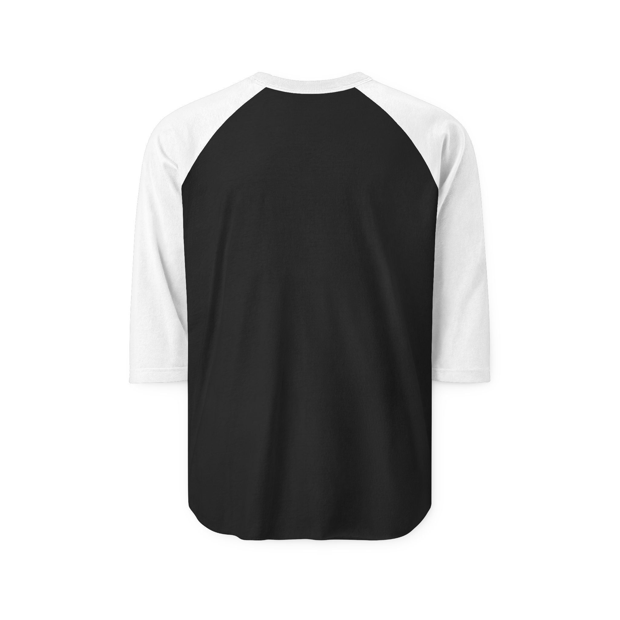 Unisex Raglan 3/4 Sleeve Baseball Tee - Minimalist Geometric Graphic T-Shirt for Men & Women