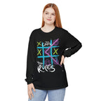 Game Over Graphic Sweatshirt for Women – Trendy Streetwear Casual Long Sleeve Shirt