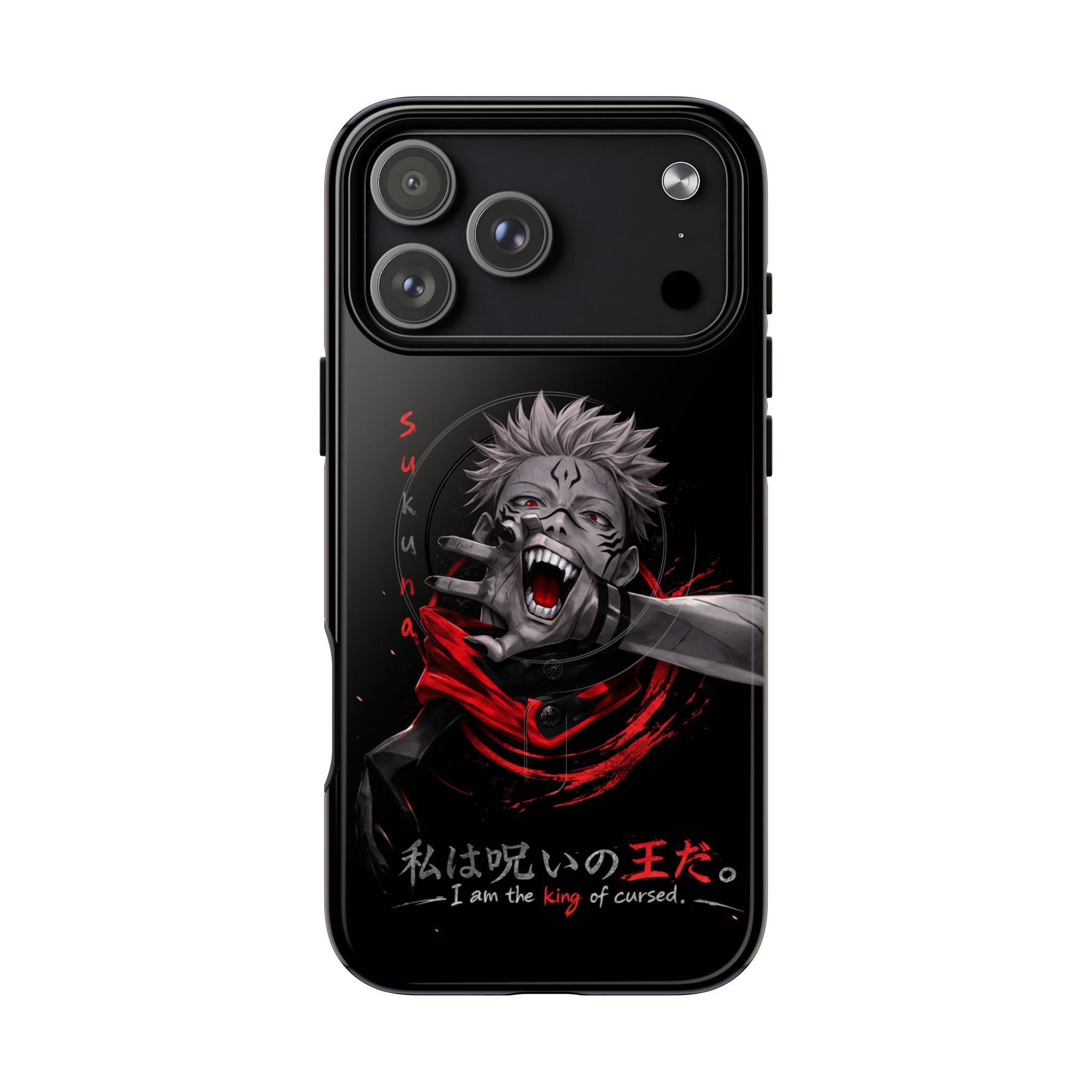 Sukuna "King of Curses" Tough Magnetic Case for iPhone 17 Series | MagSafe Armor for 17, 17 Air, 17 Pro & 17 Pro Max