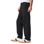 Unisex Fleece Open Bottom Sweatpants with Pockets - Heavy Blend Fabric