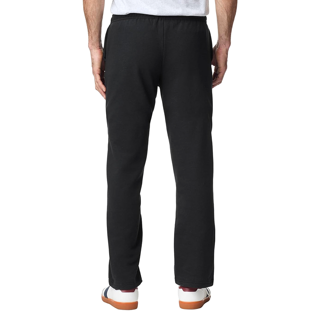 Unisex Fleece Open Bottom Sweatpants with Pockets - Heavy Blend Fabric