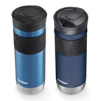 Insulated Stainless Steel Travel Mug with Grip 20oz (Pack of 2)
