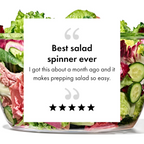 Salad Spinner with Patented Pump Mechanism & Brake - 6.22 Qt