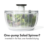 Salad Spinner with Patented Pump Mechanism & Brake - 6.22 Qt