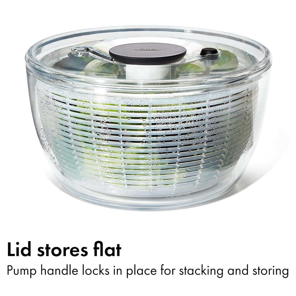 Salad Spinner with Patented Pump Mechanism & Brake - 6.22 Qt