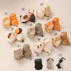 Handcrafted Wood Carving Kitten Statue - Cute Cat Desk Accessory & Figurine