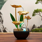 Small Indoor Water Fountain - Automatic Circulation Humidifier for Relaxation