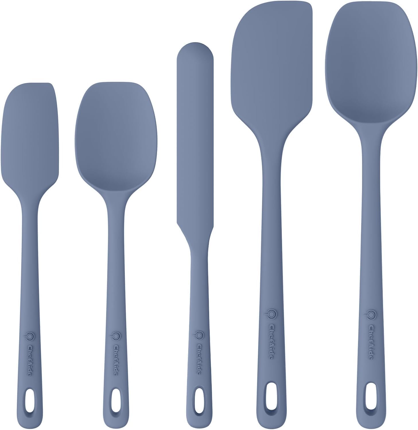 Premium 5 Piece Non-Stick Spatula Set - Professional Food Grade Kitchen Utensils