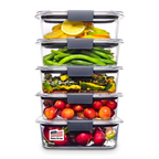 Food Storage Set - BPA Free Stackable Airtight Kitchen Containers